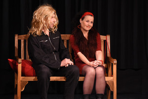 Szene aus Probelieben - ein Stück von und mit Anne von der Vring